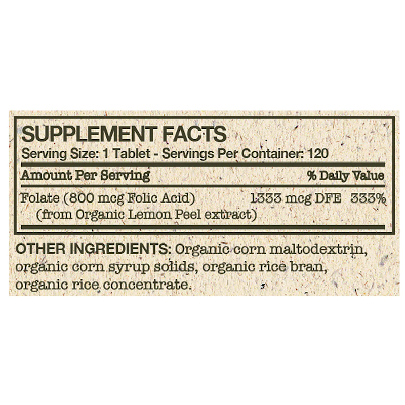 Viên Uống Axit Folic Hữu Cơ 4