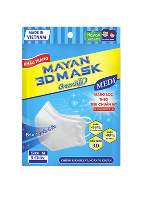 Khẩu Trang Mayan Medi 3D Mask  1