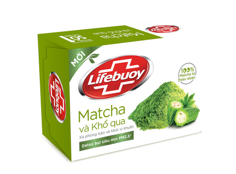 Xà Phòng Trị Mụn Lưng Diệt Khuẩn Lifebuoy Matcha Và Khổ Qua 1
