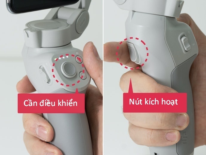 Chú Ý Về Thiết Kế Nút Điều Khiển Của Gimbal