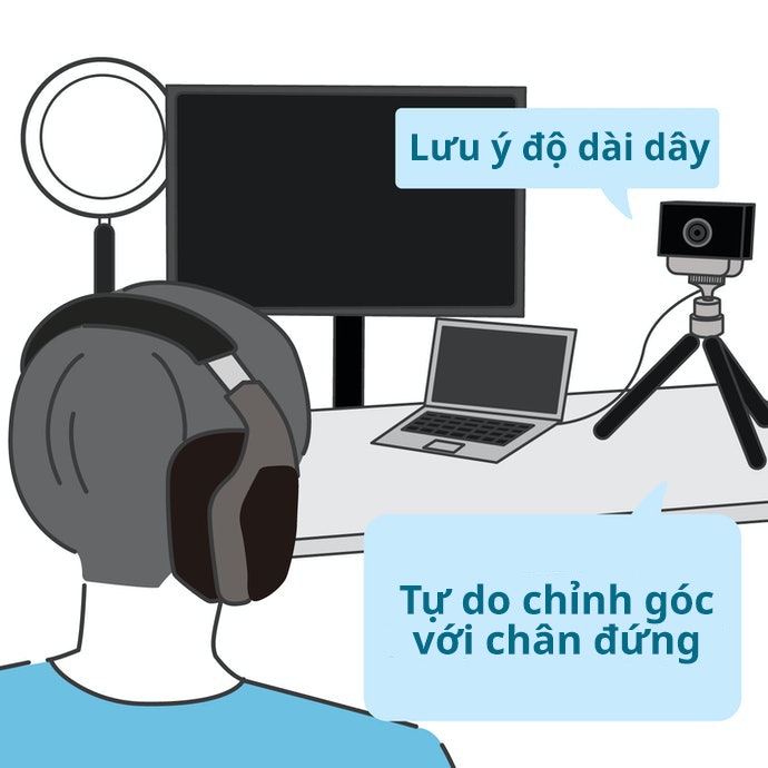Kiểm Tra Chiều Cao Giá Đỡ Và Chiều Dài Dây Cáp