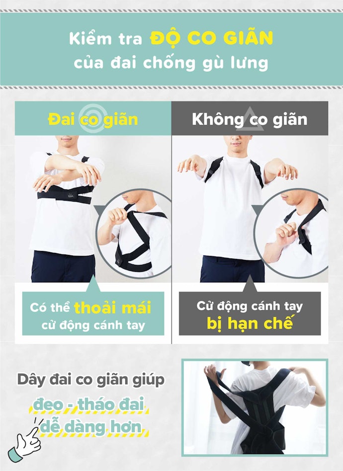 Chọn Đai Co Giãn Tạo Cảm Giác Thoải Mái, Dễ Tháo, Mặc