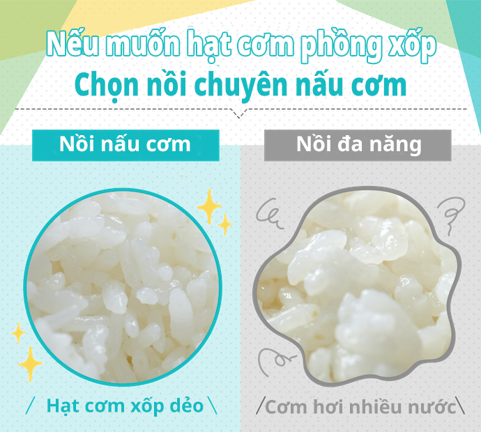 Nồi Chuyên Nấu Cơm Cho Hạt Cơm Ngon, Nồi Đa Năng Cho Mục Đích Đa Dạng