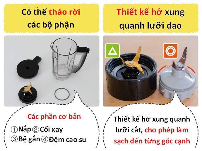 Chọn Máy Dễ Tháo Lắp Để Vệ Sinh