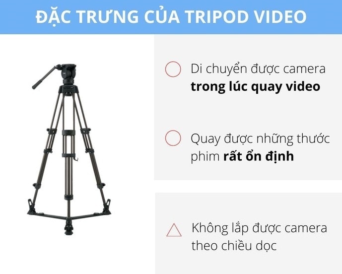 Tripod Video: Dành Cho Người Chuyên Quay Video