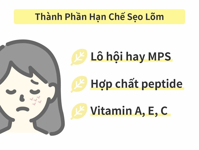 Sẹo Lõm: Chọn Thành Phần Hỗ Trợ Tăng Sinh Collagen