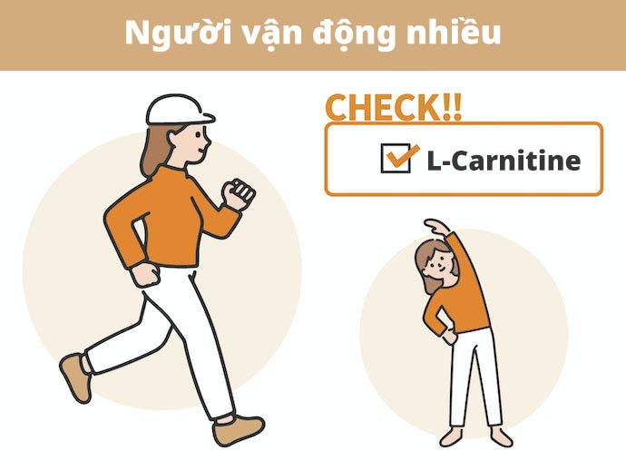 Người Vận Động Nhiều: Chọn L-Carnitine Giúp Tiêu Hao Năng Lượng