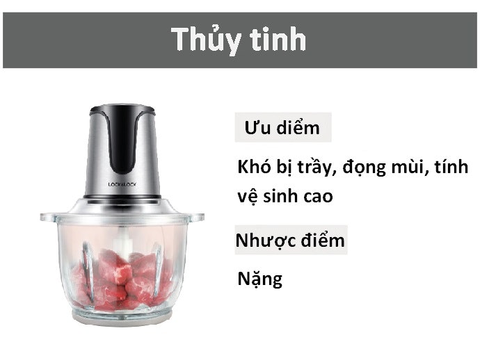 Thủy Tinh: Ít Bị Trầy, Đọng Mùi Và Dễ Vệ Sinh