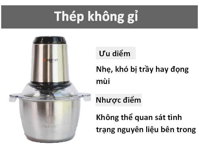 Thép Không Gỉ: Nhẹ Và Không Bị Đọng Mùi